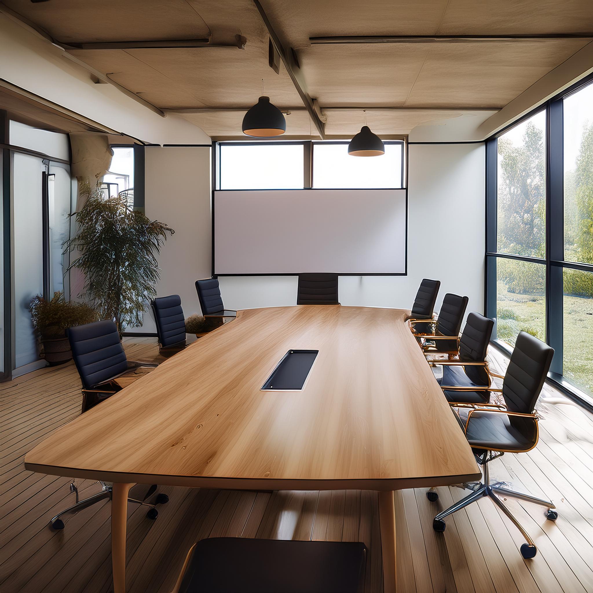 Elegantes Büro in Frankfurt mit Steuerberatern in Besprechung.